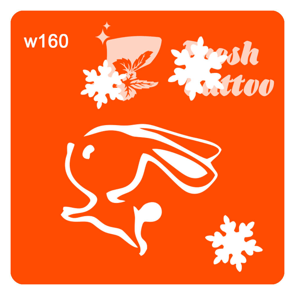 Зимовий зайчик w160 детальне фото